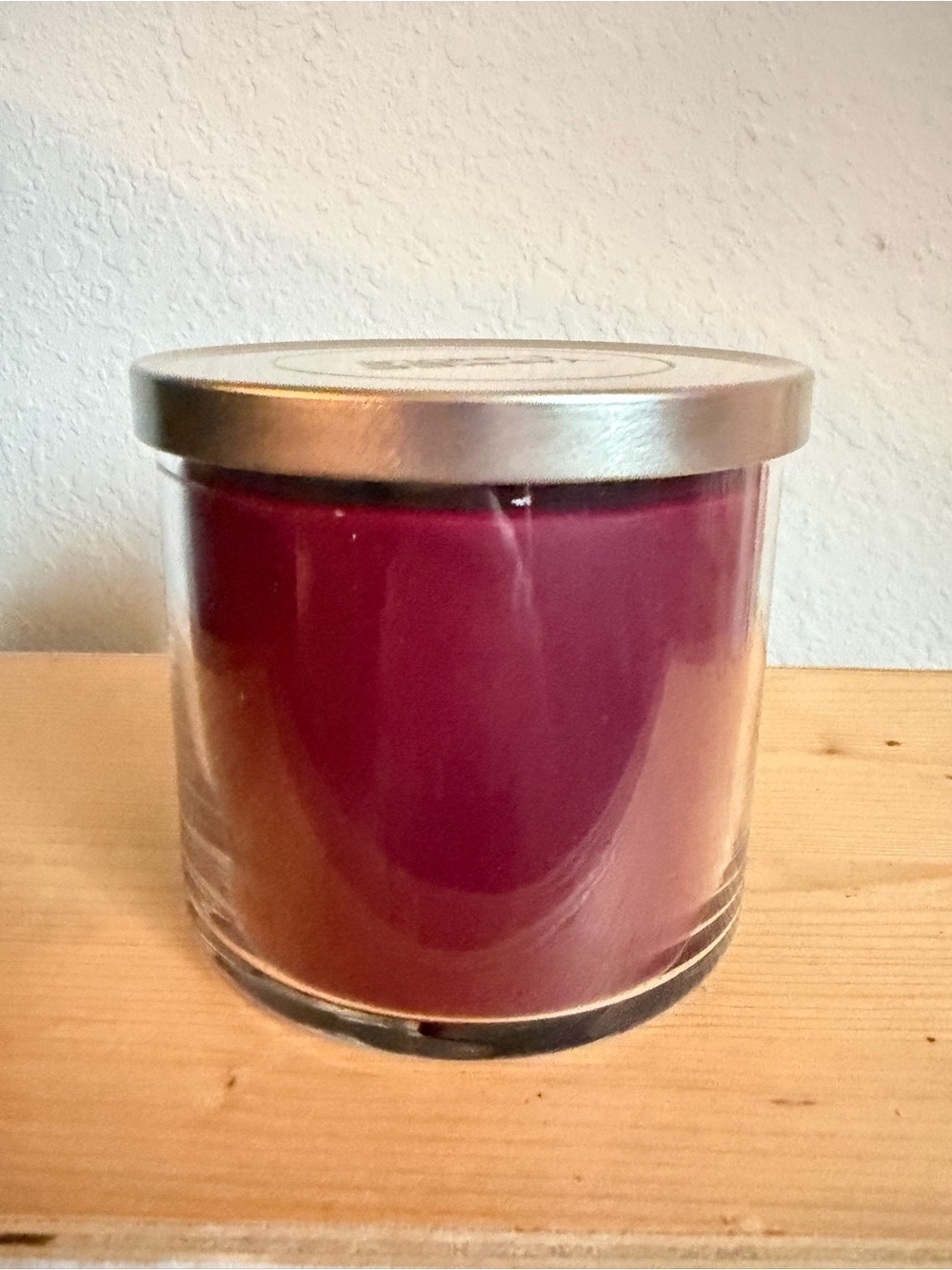 New W/O label Yankee Crimson Fruit 3 wick